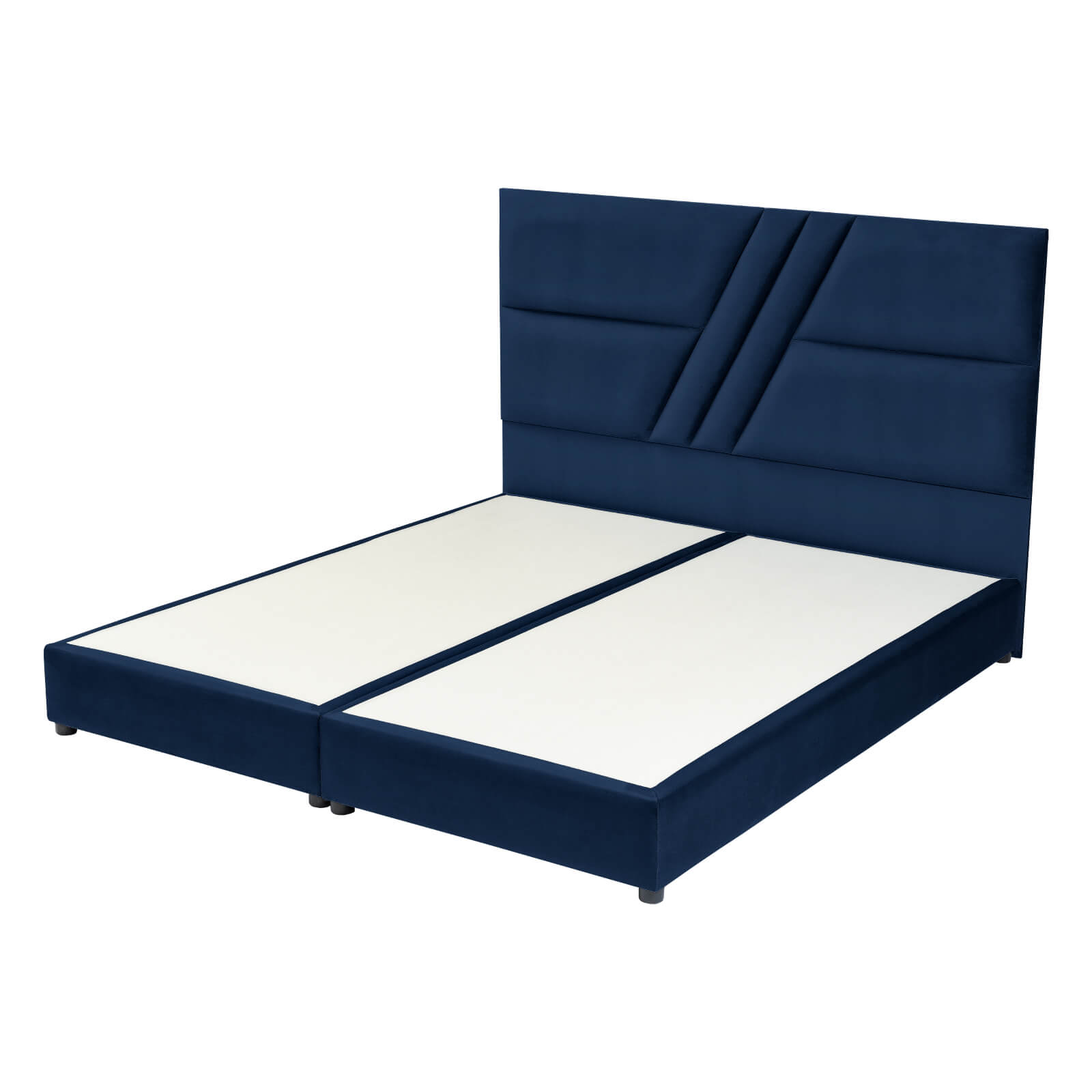 In House | Valencia Bed Frame Velvet Dark Blue 200x120