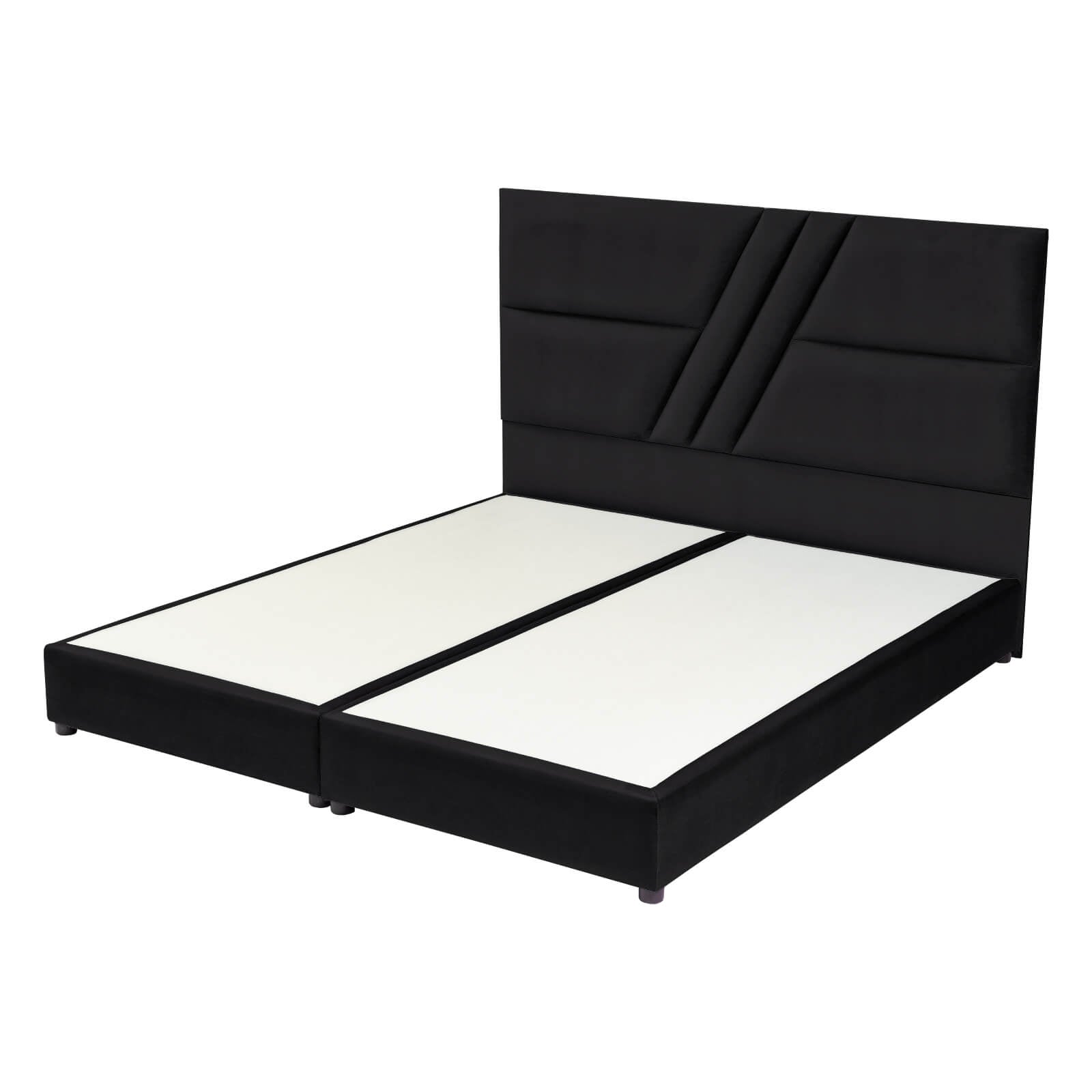 In House | Serin Bed Frame Velvet Black 200x160
