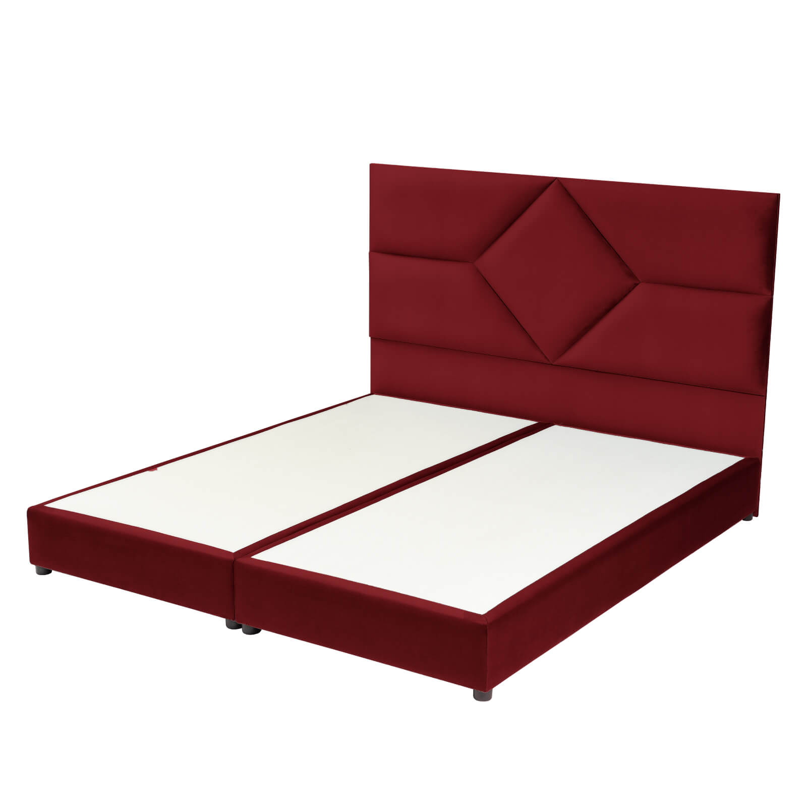 In House | Valencia Bed Frame Velvet Burgundy 200x160