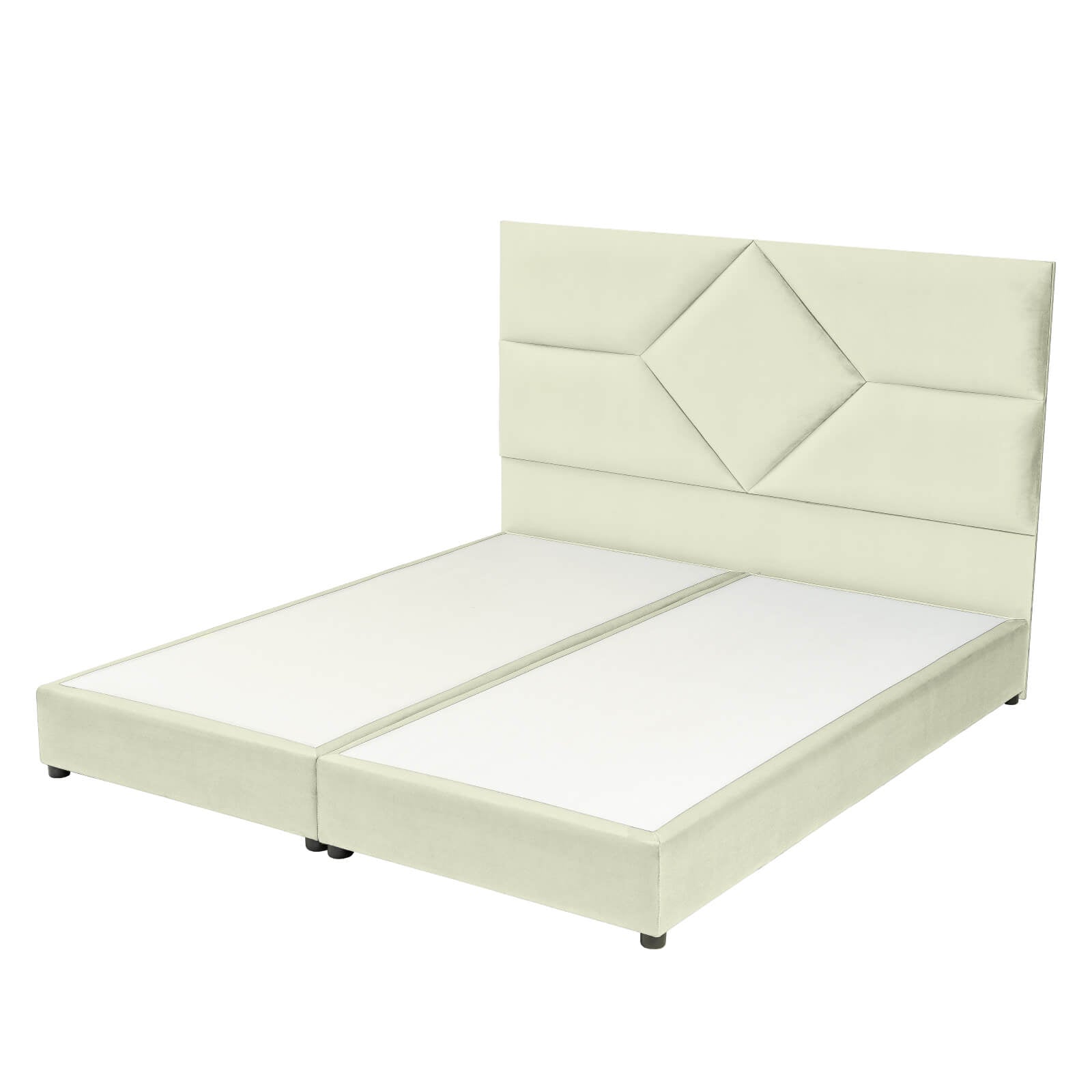 In House | Valencia Bed Frame Velvet Ivory 200x160
