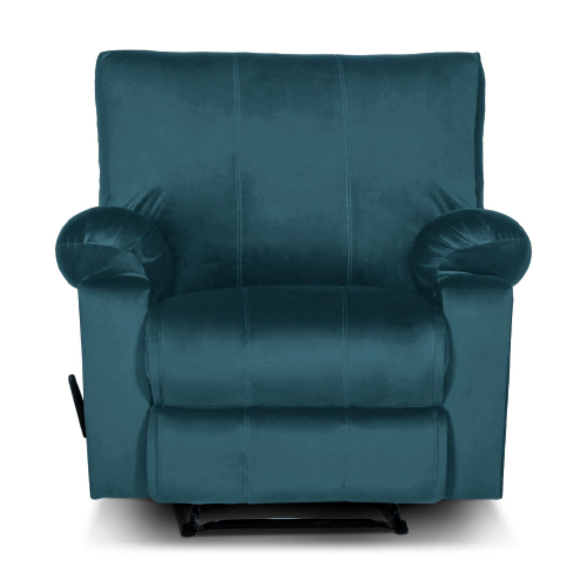 Velvet Classic Recliner Chair - Dark Turquoise - H1