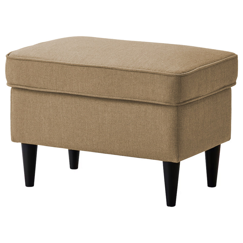 Linen Chair Footstool with Elegant Design - Beige - E3