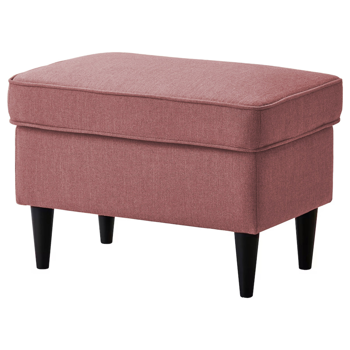 Linen Chair Footstool with Elegant Design - E3 Dark Pink