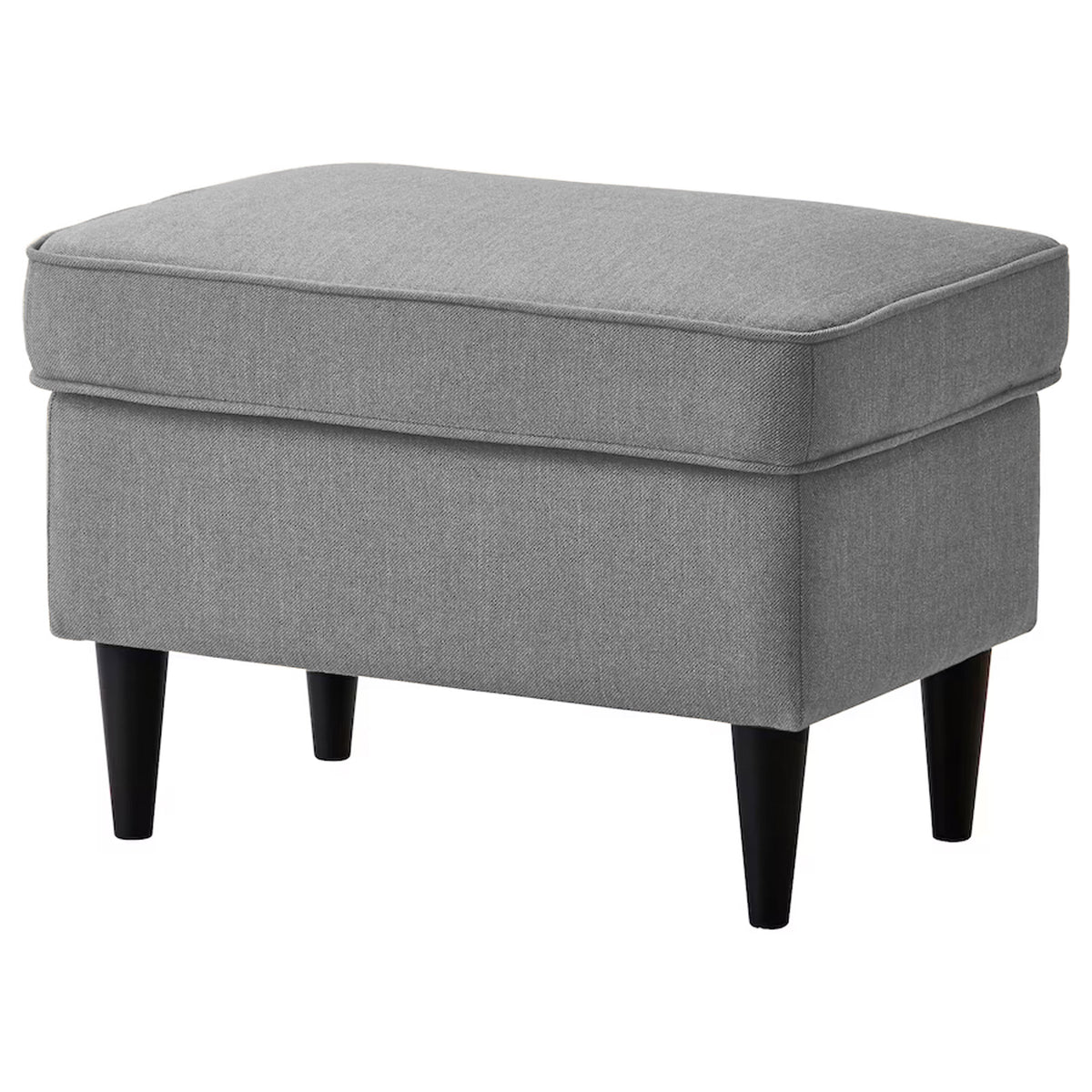 Linen Chair Footstool with Elegant Design - E3 Light Grey