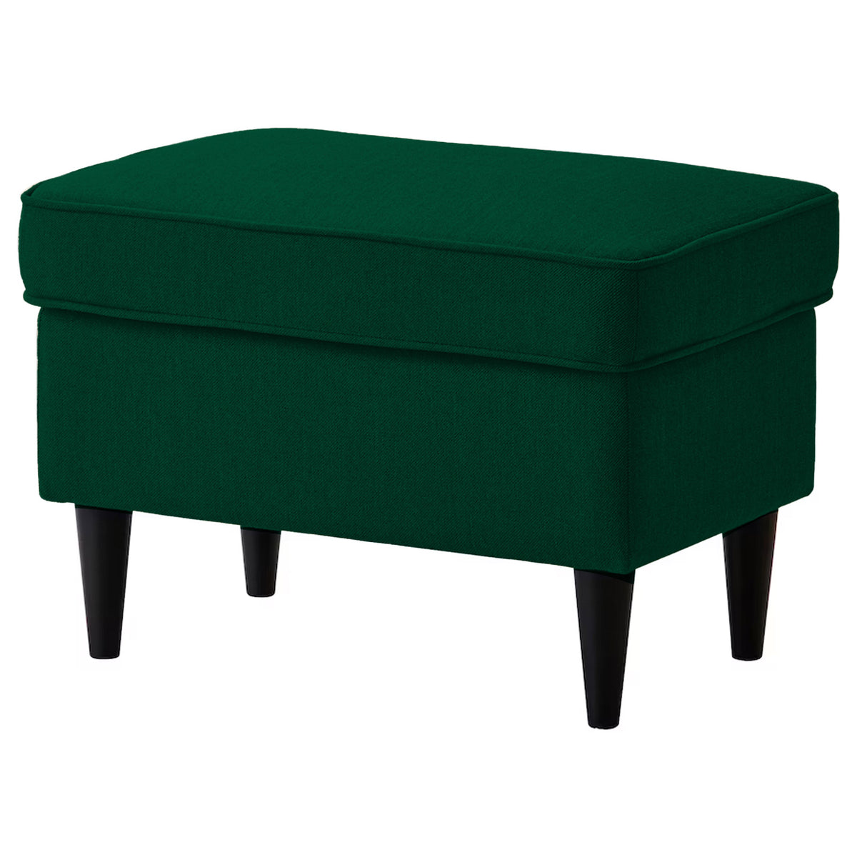 Linen Chair Footstool with Elegant Design - E3 Dark Green