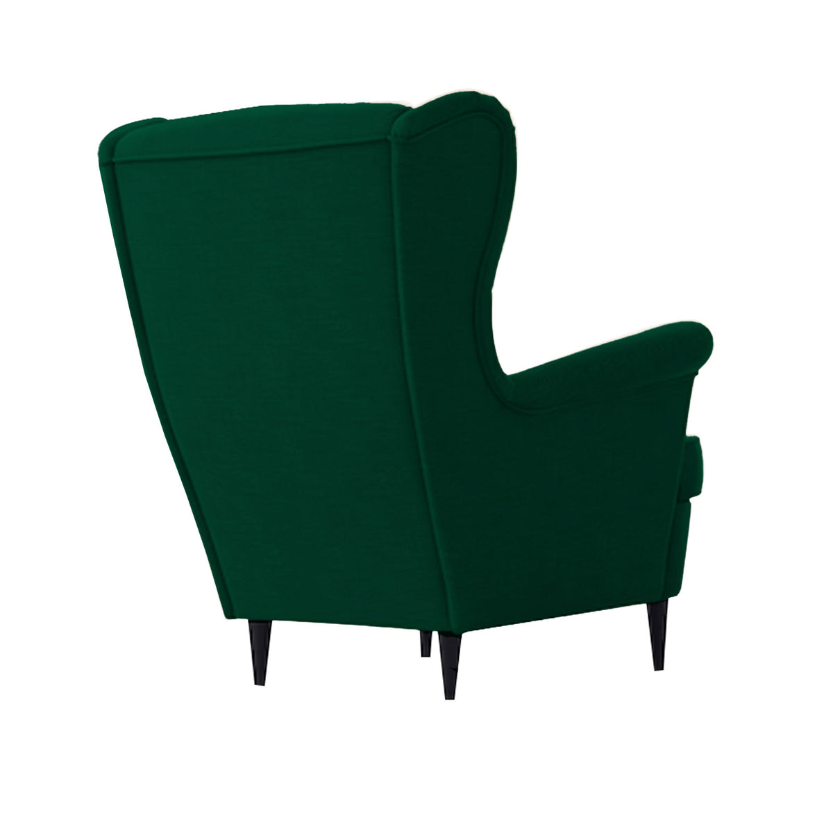 Linen Chair king with Two Wings - E3 Dark Green