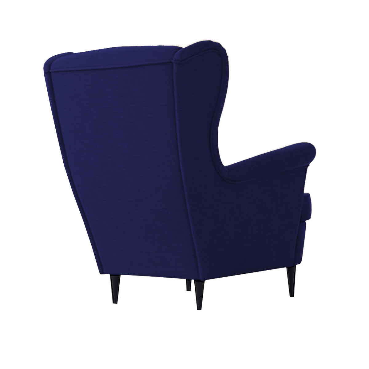 Linen Chair king with Two Wings - E3 Dark Blue