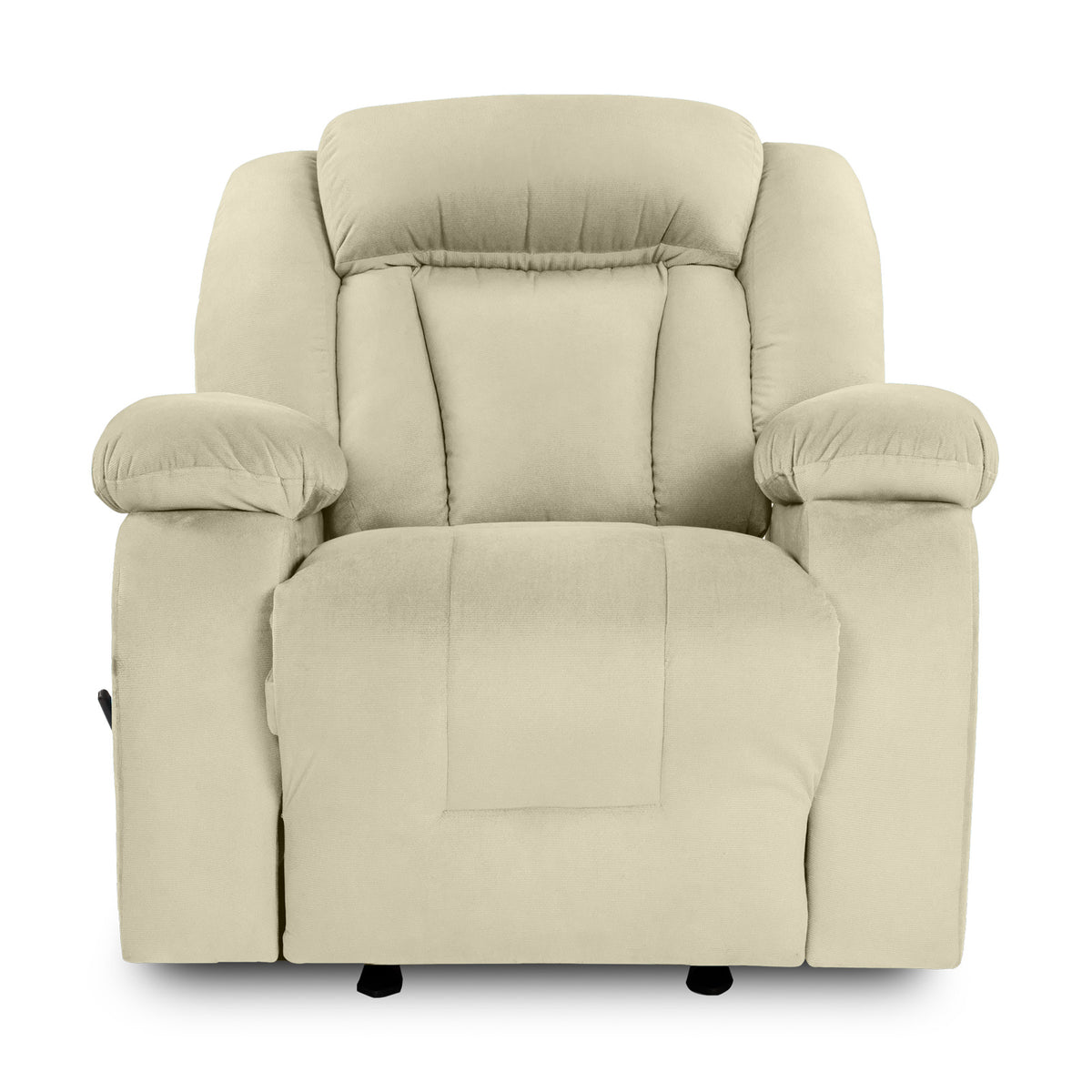 Velvet Classic Recliner Chair - NZ50 Light Beige Classic