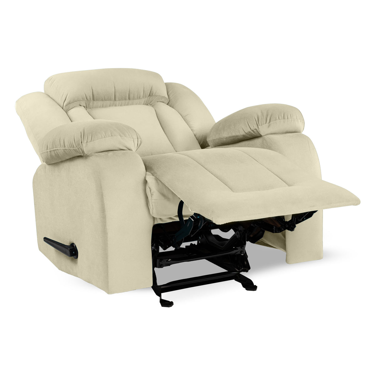 Velvet Classic Recliner Chair - NZ50 Light Beige Classic
