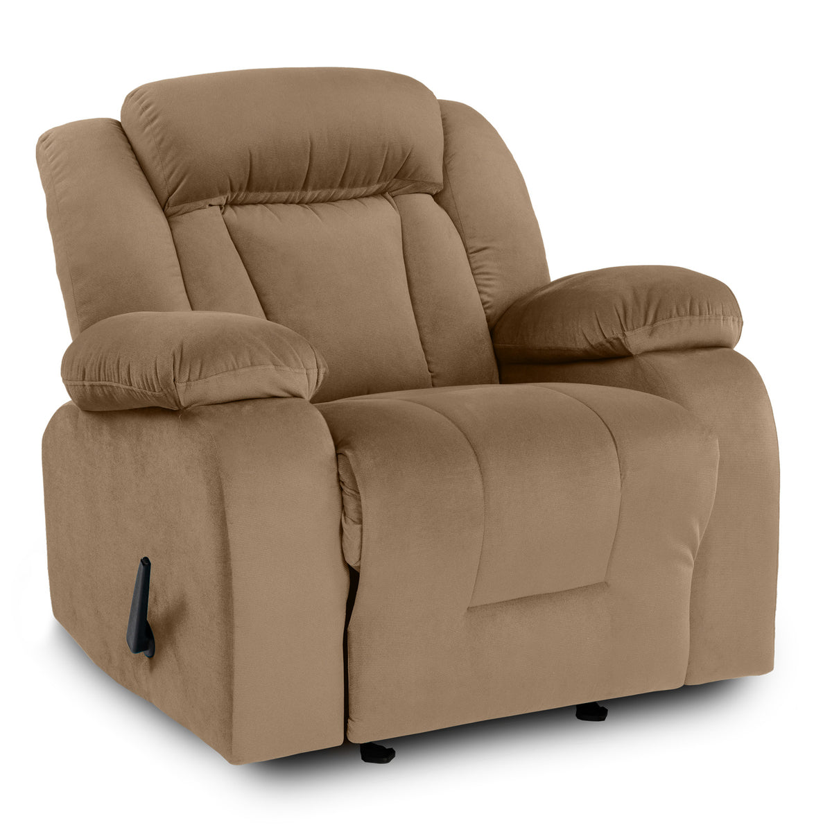 Velvet Classic Recliner Chair - NZ50 Light Brown Classic