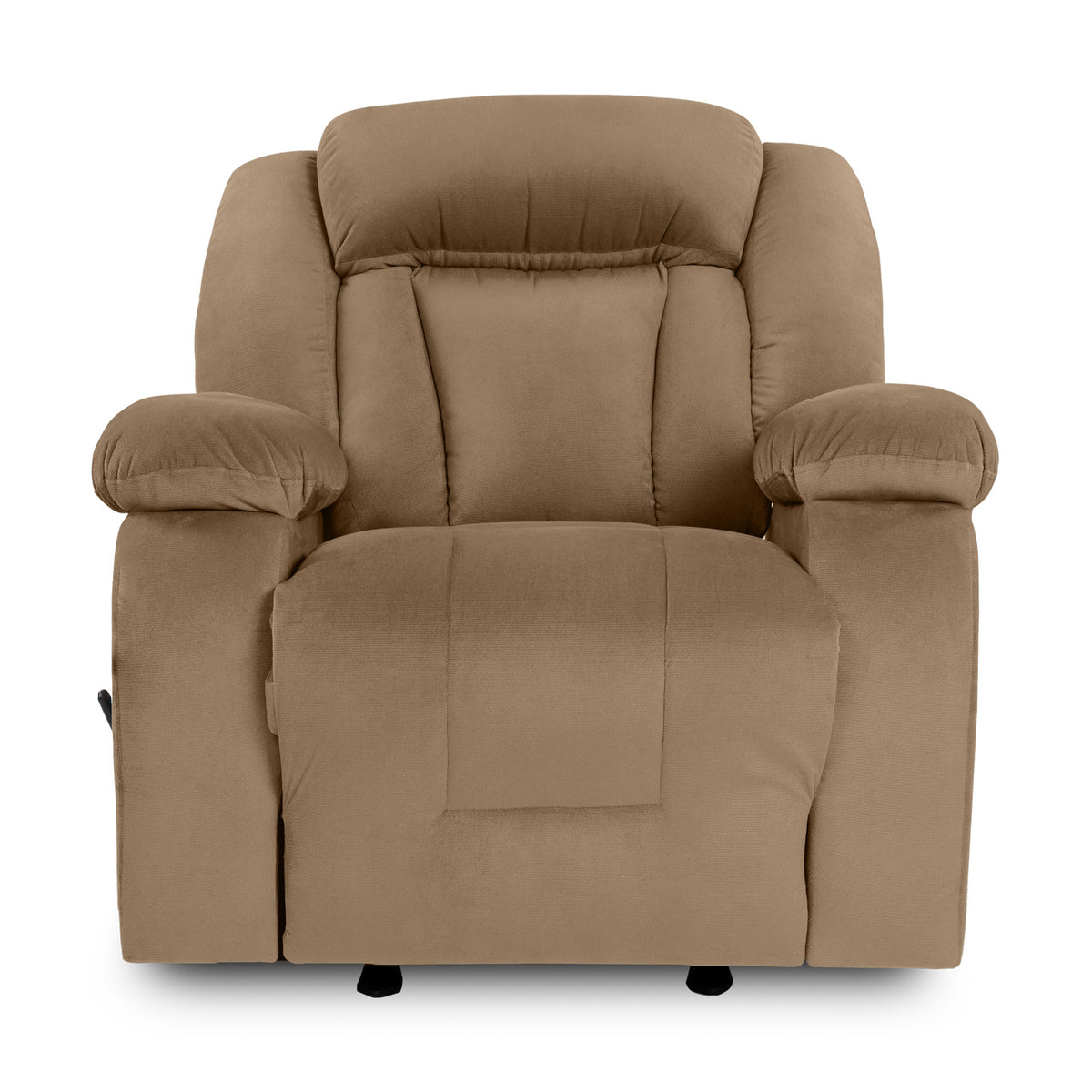 Velvet Classic Recliner Chair - NZ50 Light Brown Classic