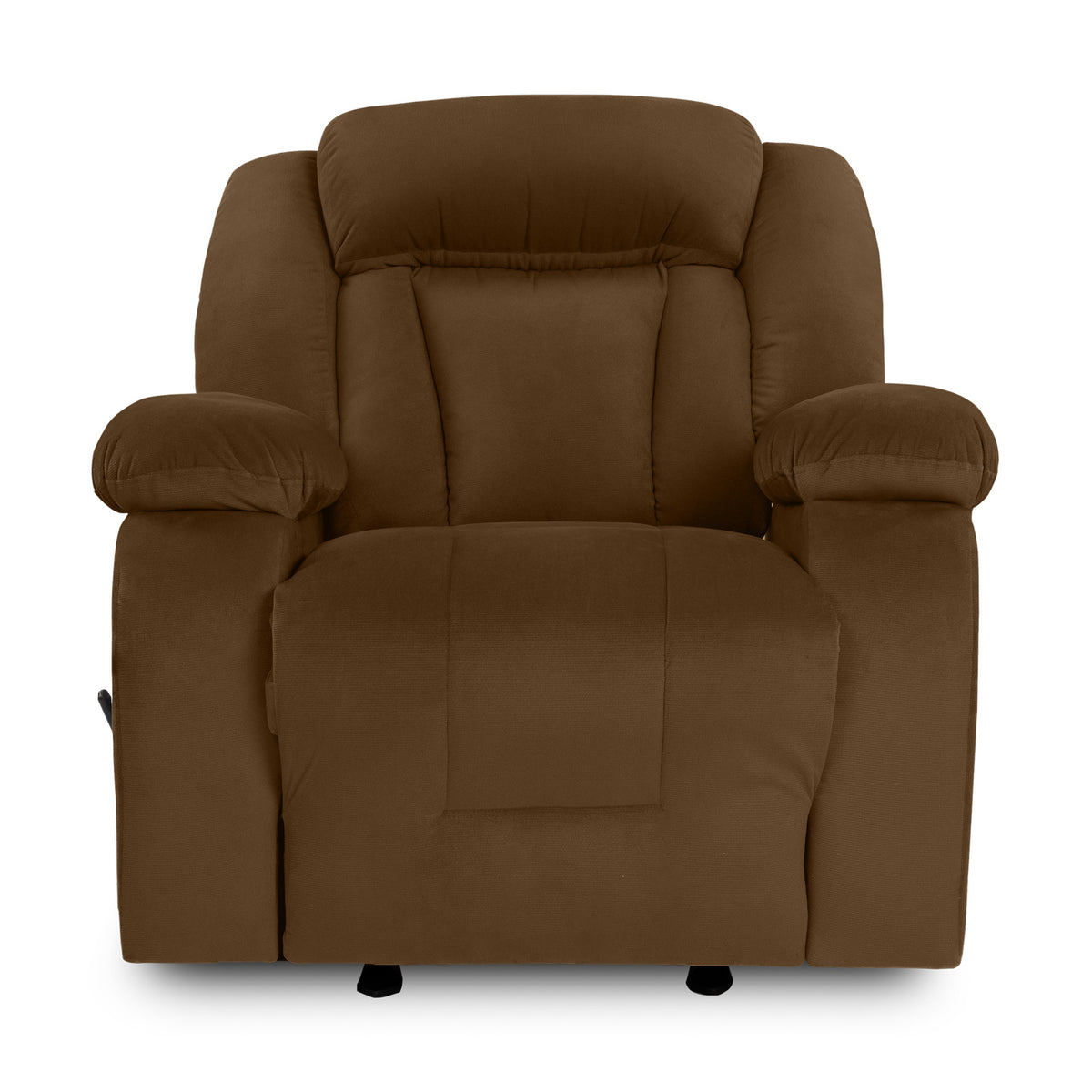 Velvet Classic Recliner Chair - NZ50 Brown Rocking