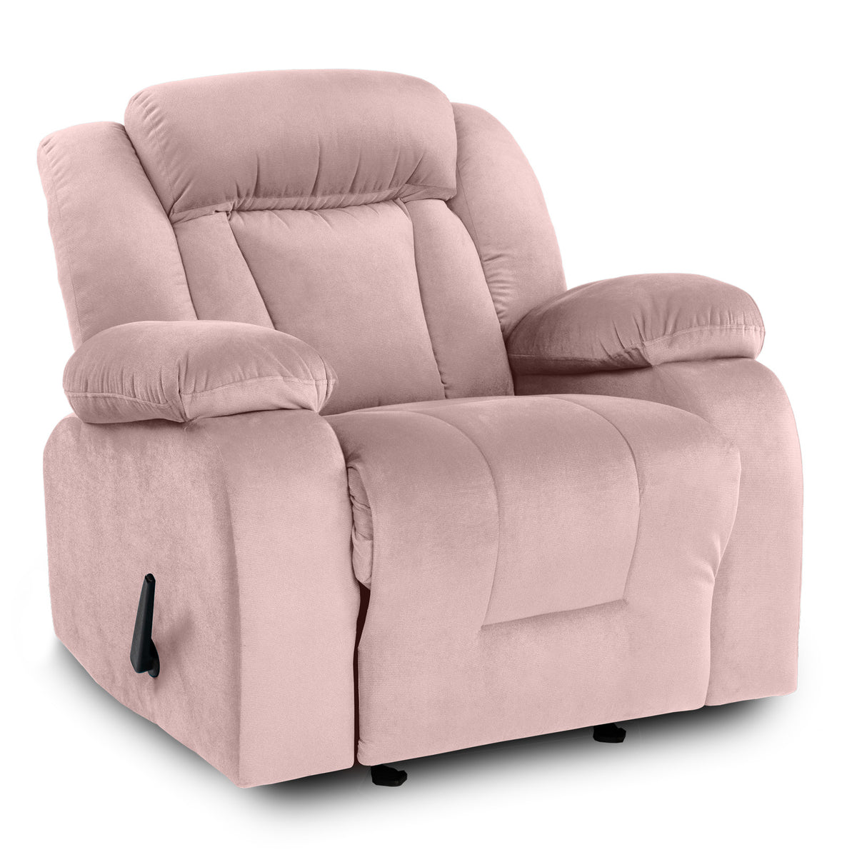 Velvet Classic Recliner Chair - NZ50 Light Pink Classic