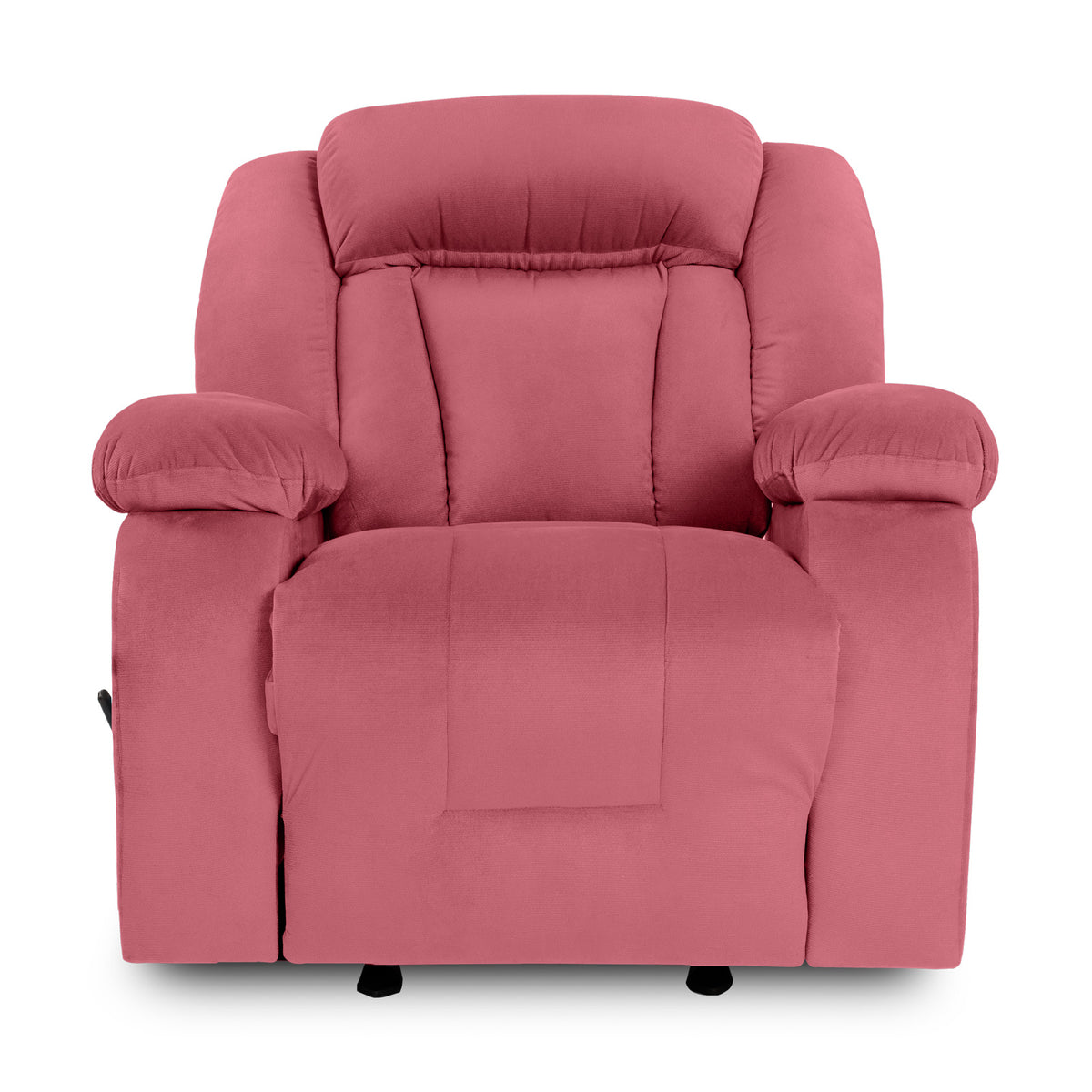 Velvet Classic Recliner Chair - NZ50 Dark Pink Classic
