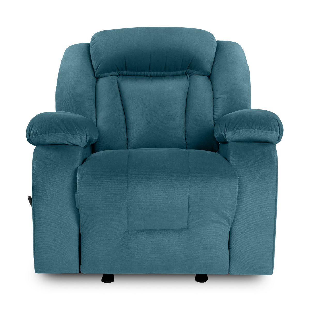 Velvet Classic Recliner Chair - NZ50 Dark Turquoise Rocking & Rotating