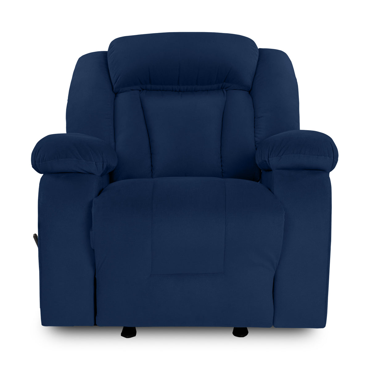 Velvet Classic Recliner Chair - NZ50 Dark Blue Classic