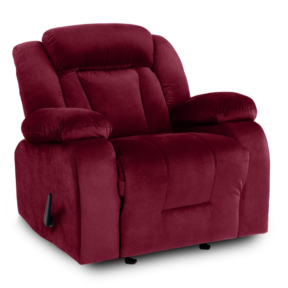 Velvet Classic Recliner Chair - NZ50 Burgundy Classic
