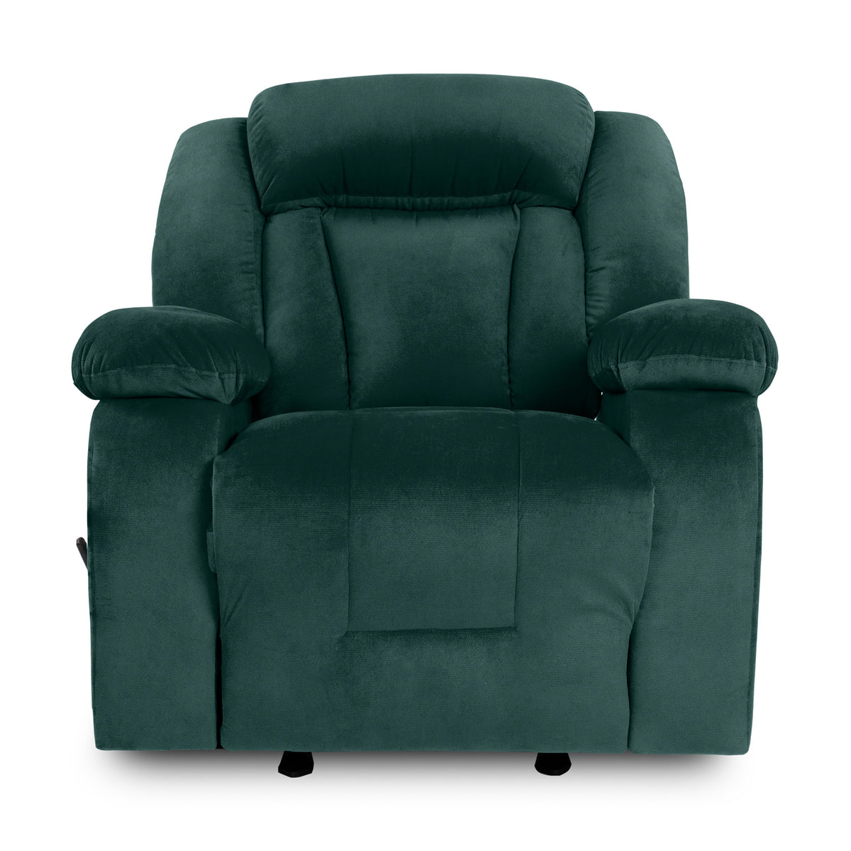 Velvet Classic Recliner Chair - NZ50 Dark Green Classic
