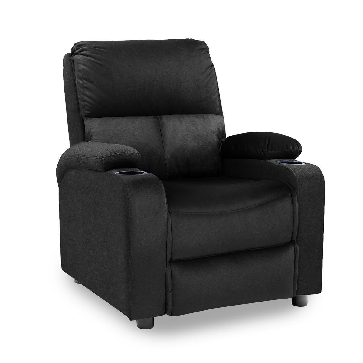 Velvet Classic Cinematic Recliner Chair with Cups Holder - NZ70 Gold
