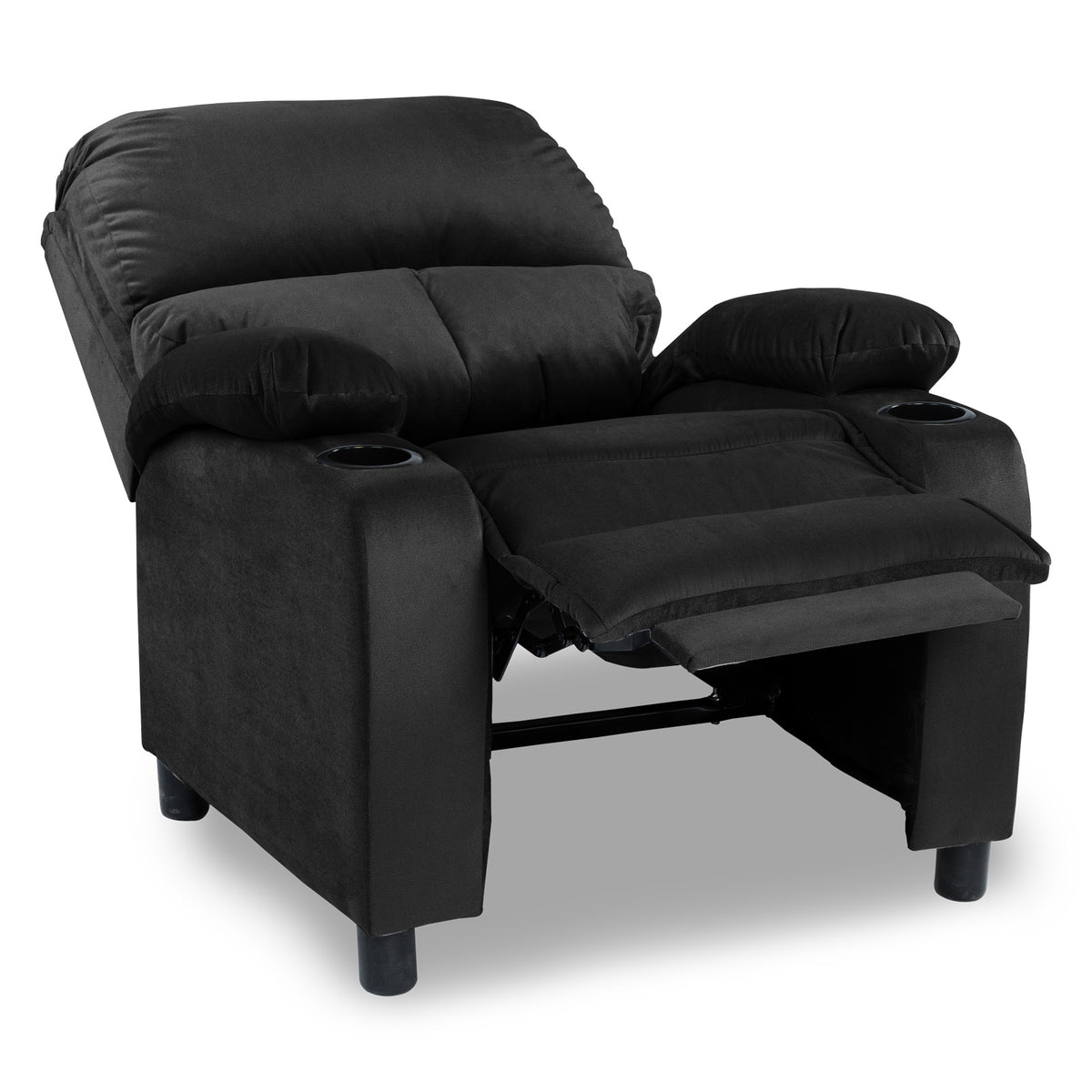 Velvet Classic Cinematic Recliner Chair with Cups Holder - NZ70 Gold