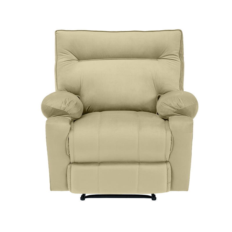 Nuvia Chair | Velvet Classic Recliner Chair