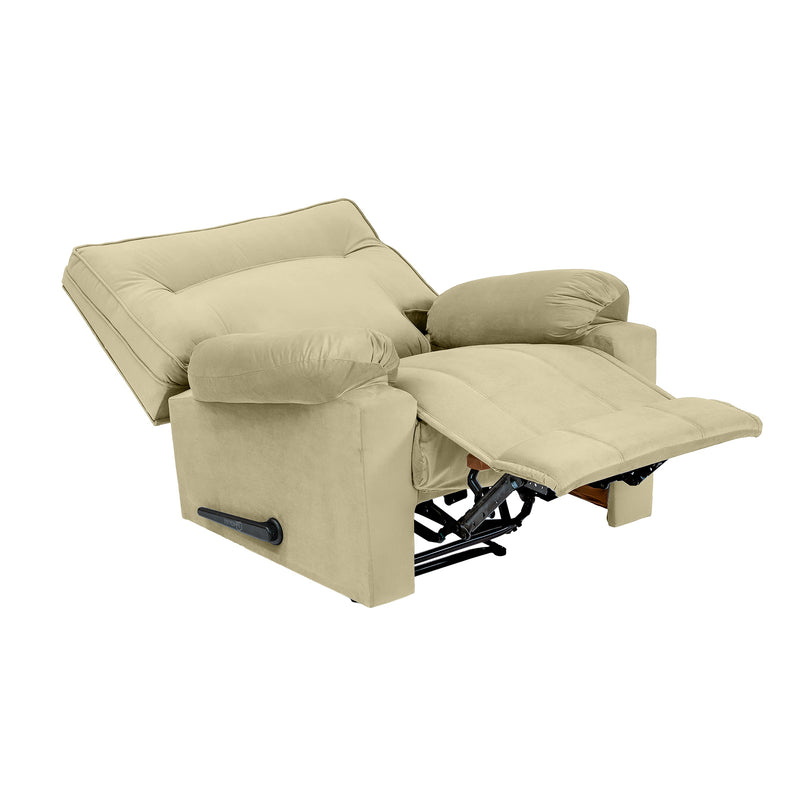 Nuvia Chair | Velvet Classic Recliner Chair