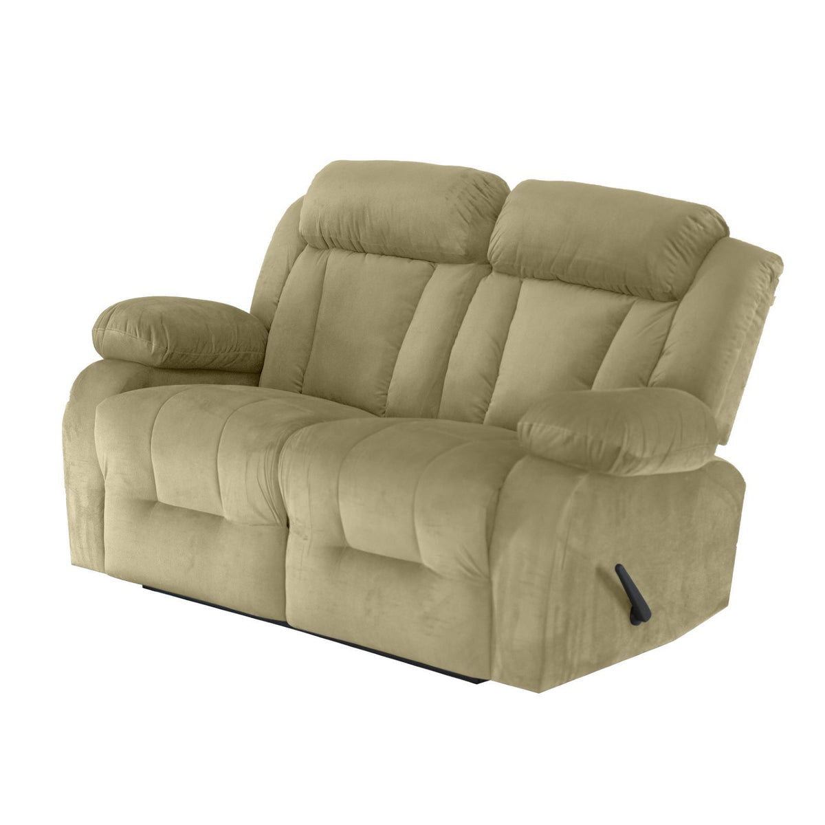 Velvet Double Recliner Chair - NZ50 Dark Ivory