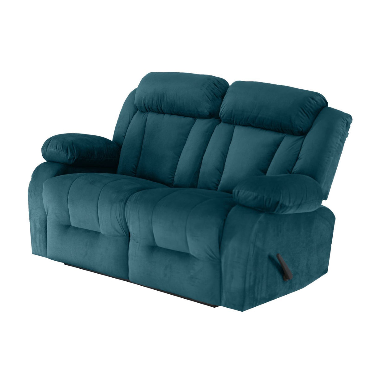 Velvet Double Recliner Chair - NZ50 Dark Turquoise
