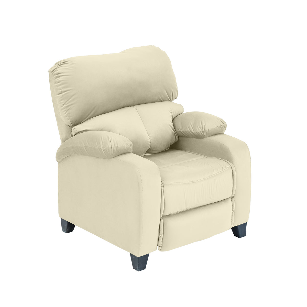 Velvet Classic Recliner Chair - NZ71 Light Beige