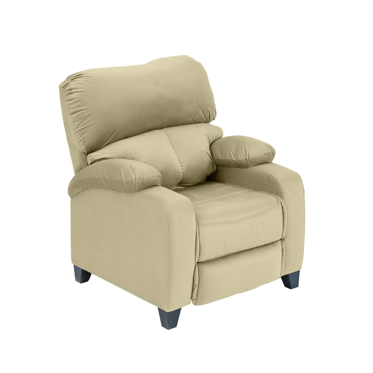 Velvet Classic Recliner Chair - NZ71 Dark Ivory