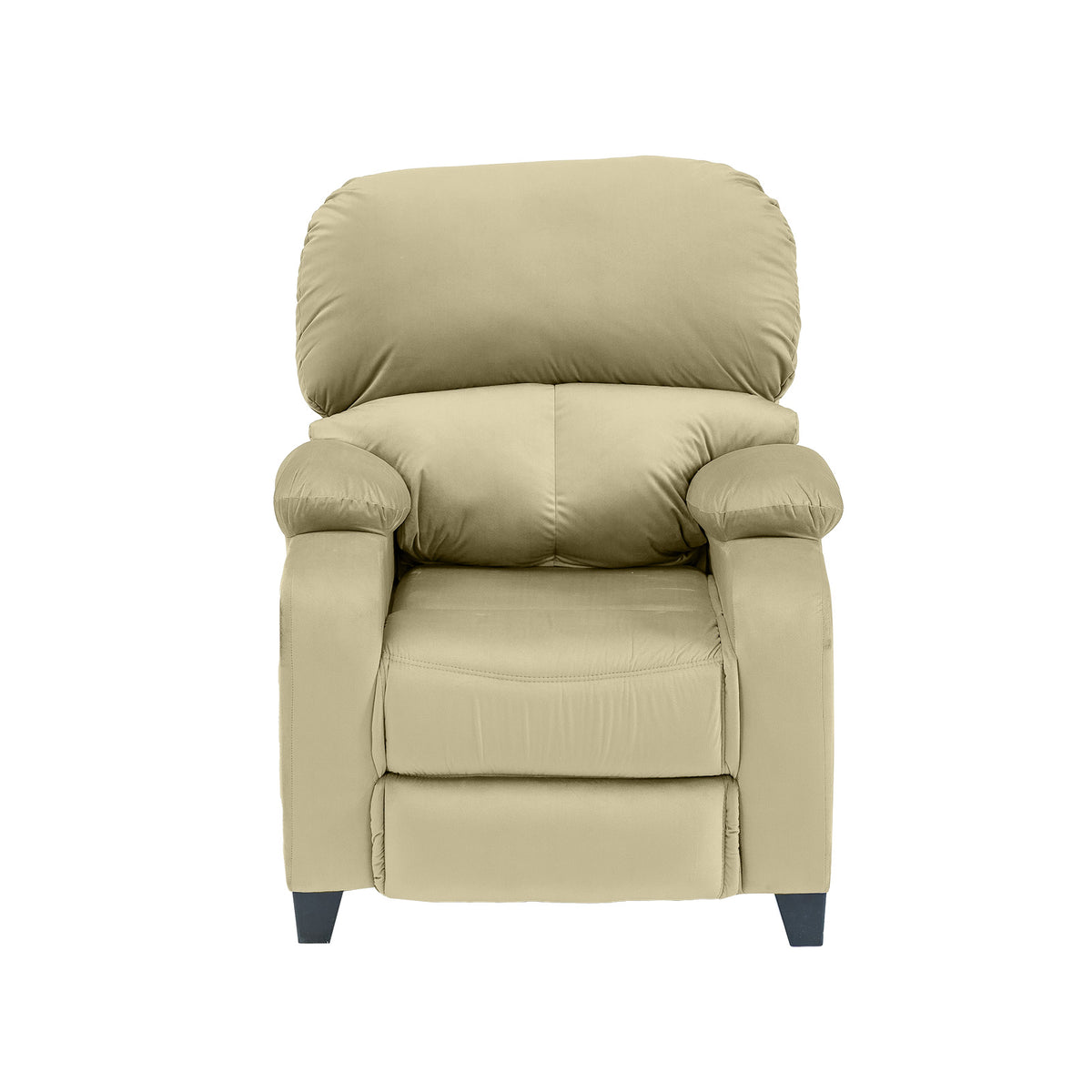 Velvet Classic Recliner Chair - NZ71 Dark Ivory