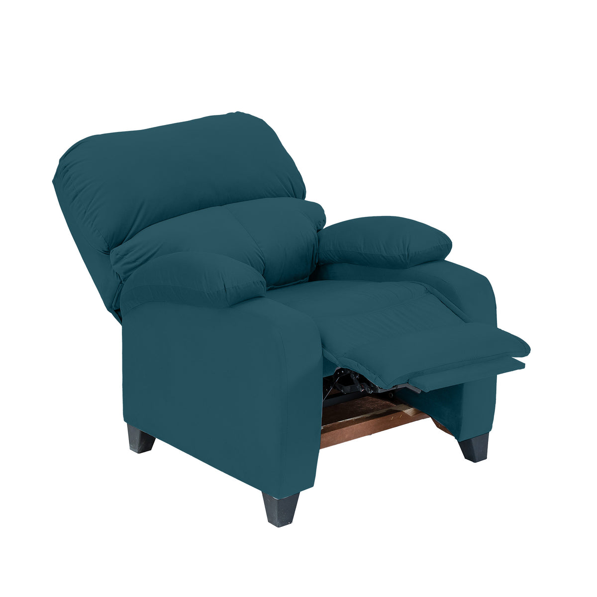 Velvet Classic Recliner Chair - NZ71 Dark Turquoise