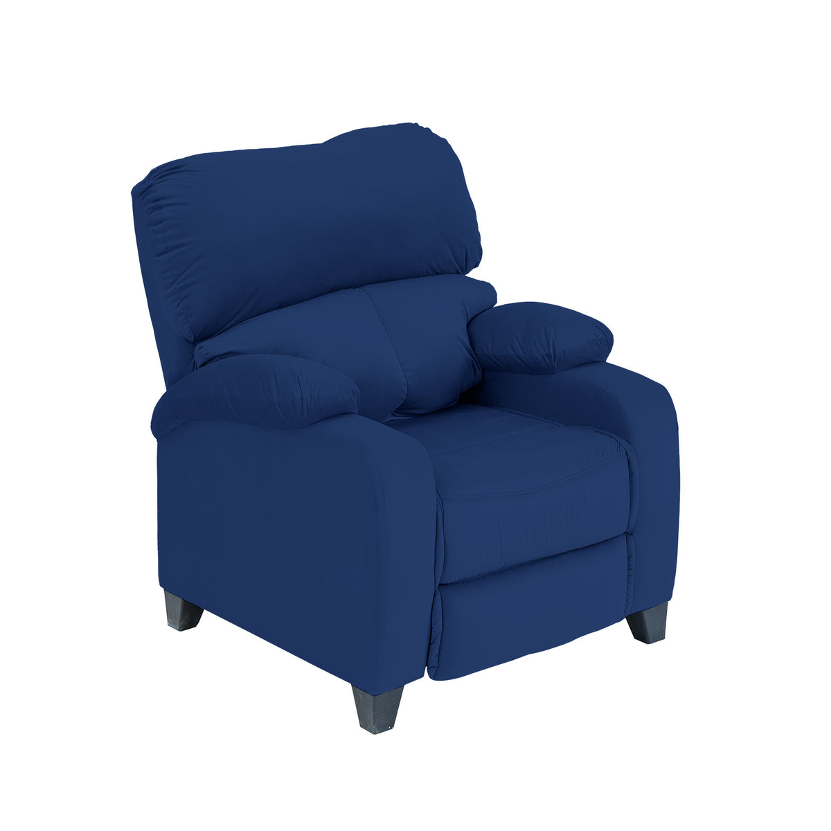 Velvet Classic Recliner Chair - NZ71 Dark Blue