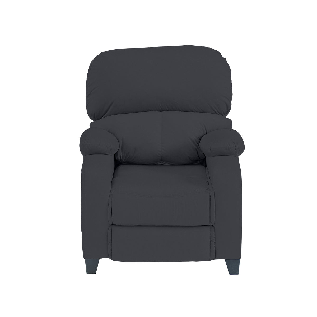 Velvet Classic Recliner Chair - NZ71 Dark Grey