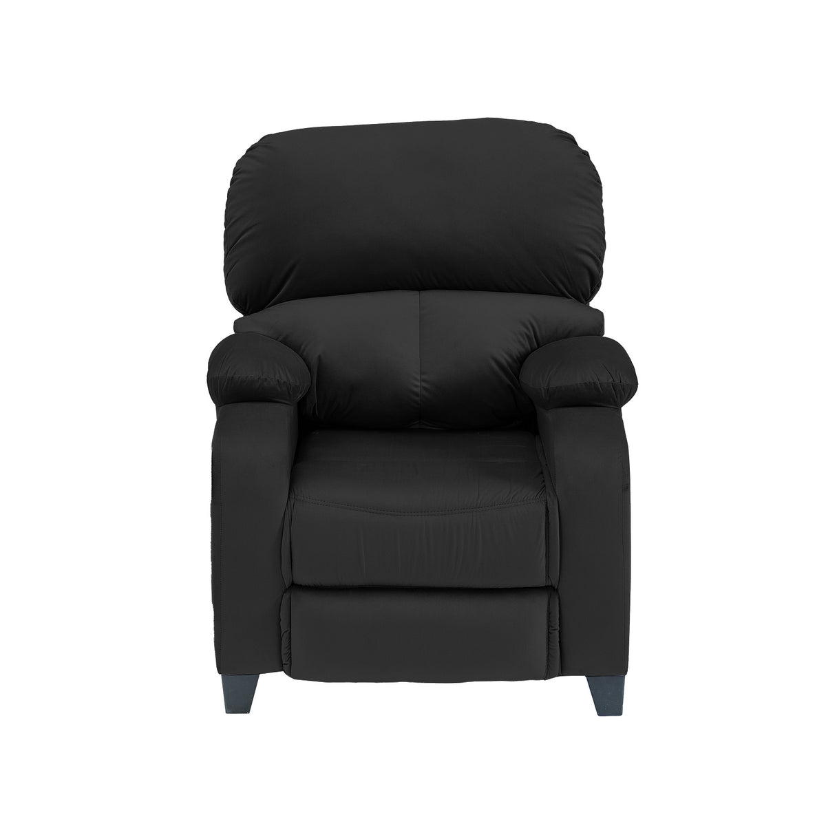 Velvet Classic Recliner Chair - NZ71 Black
