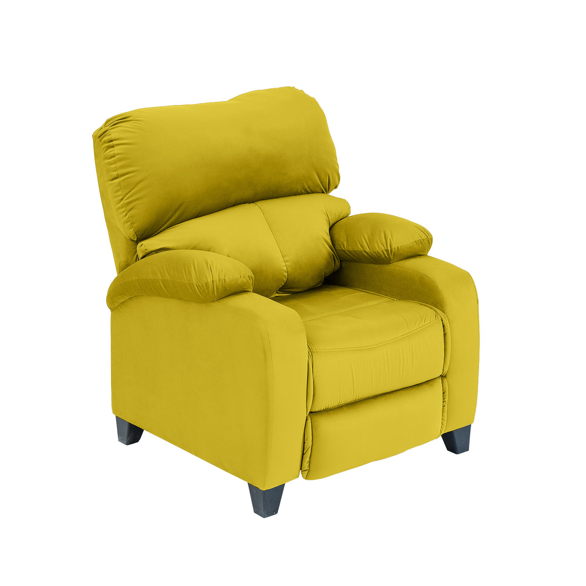 Velvet Classic Recliner Chair - NZ71 Gold