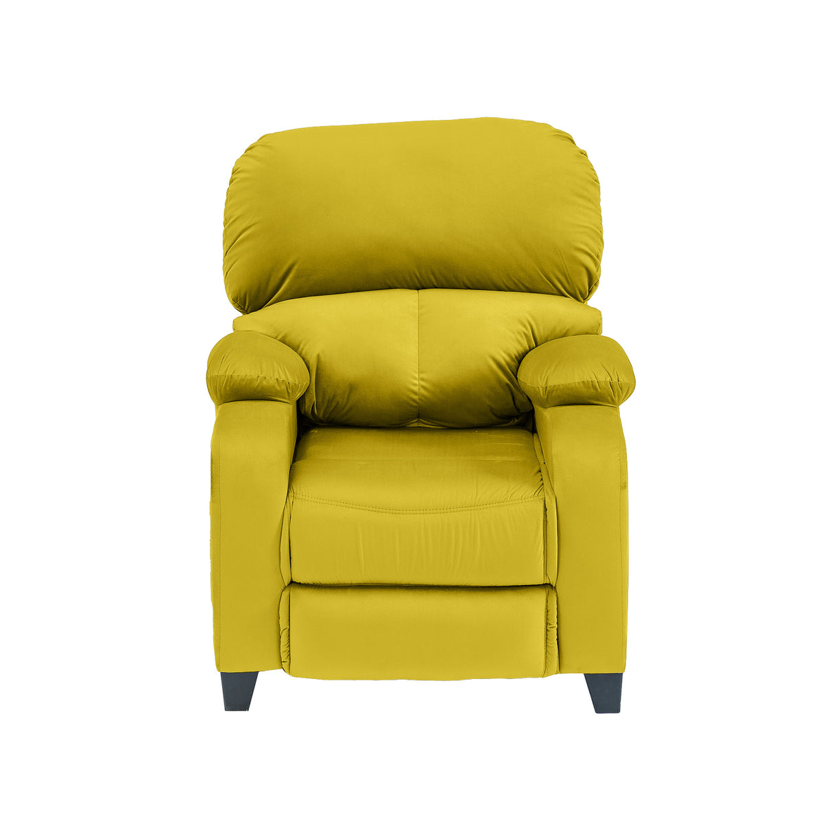Velvet Classic Recliner Chair - NZ71 Gold