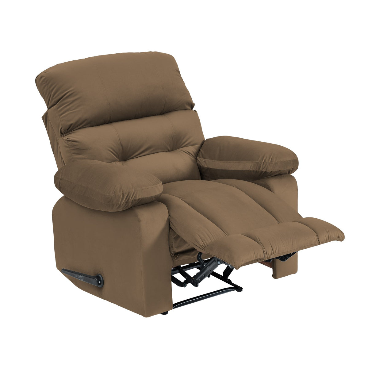 Velvet Recliner Chair - NZ60 Light Brown Classic