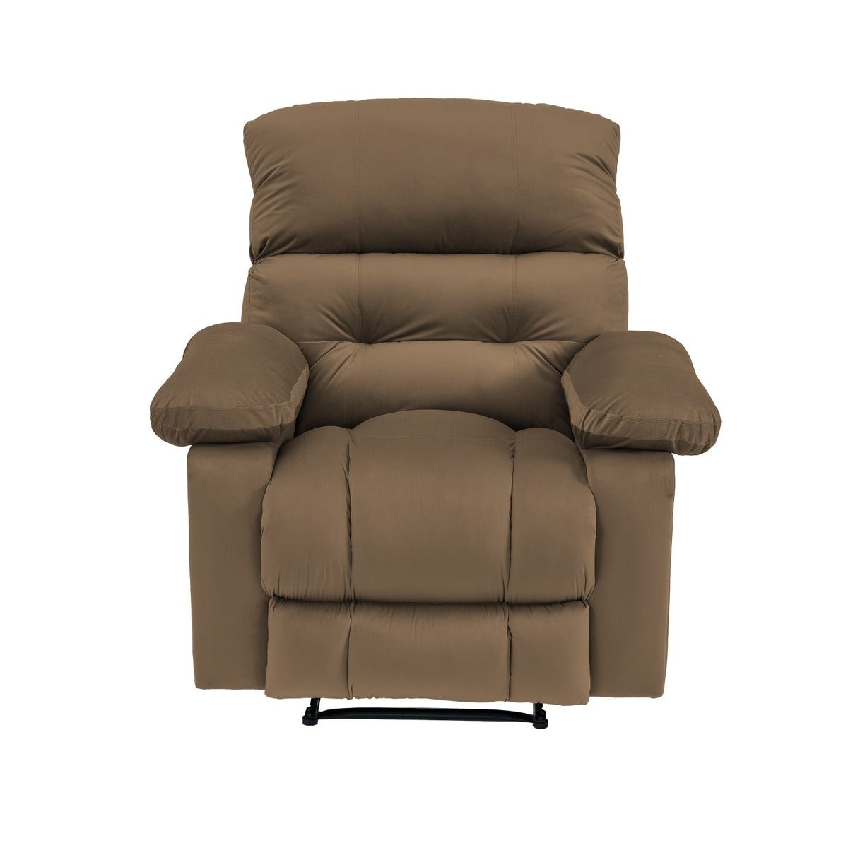 Velvet Recliner Chair - NZ60 Light Brown Classic
