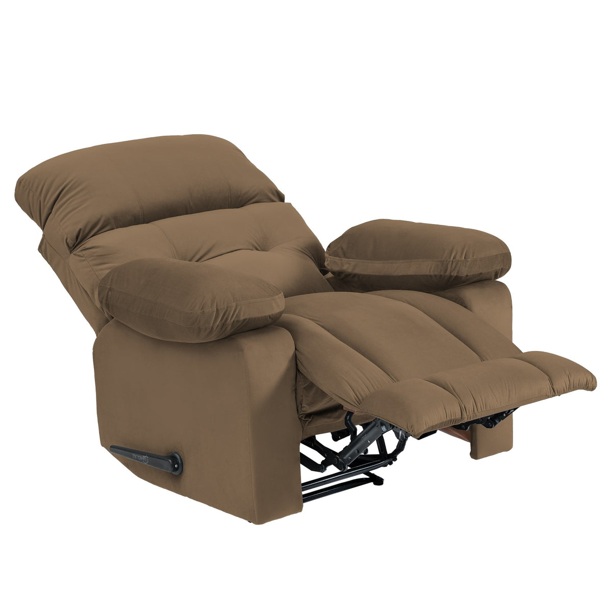 Velvet Recliner Chair - NZ60 Light Brown Classic