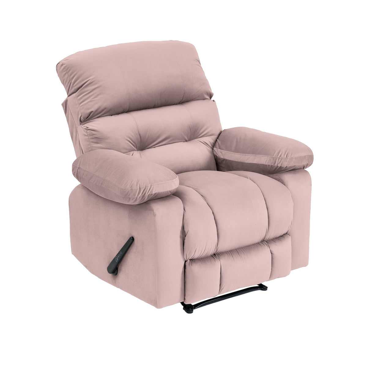 Velvet Recliner Chair - NZ60 Light Pink Classic