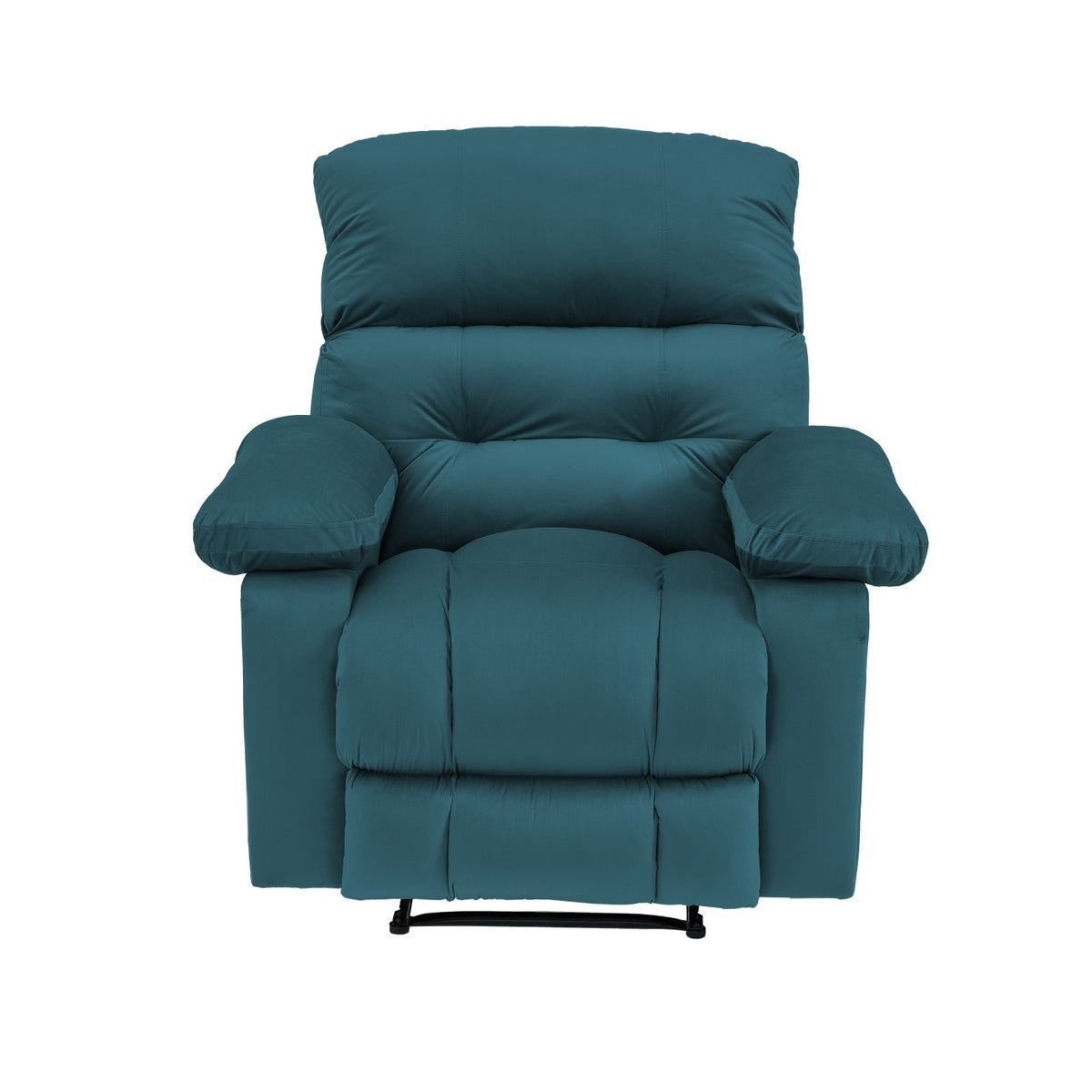 Velvet Recliner Chair - NZ60 Dark Turquoise Rocking & Rotating