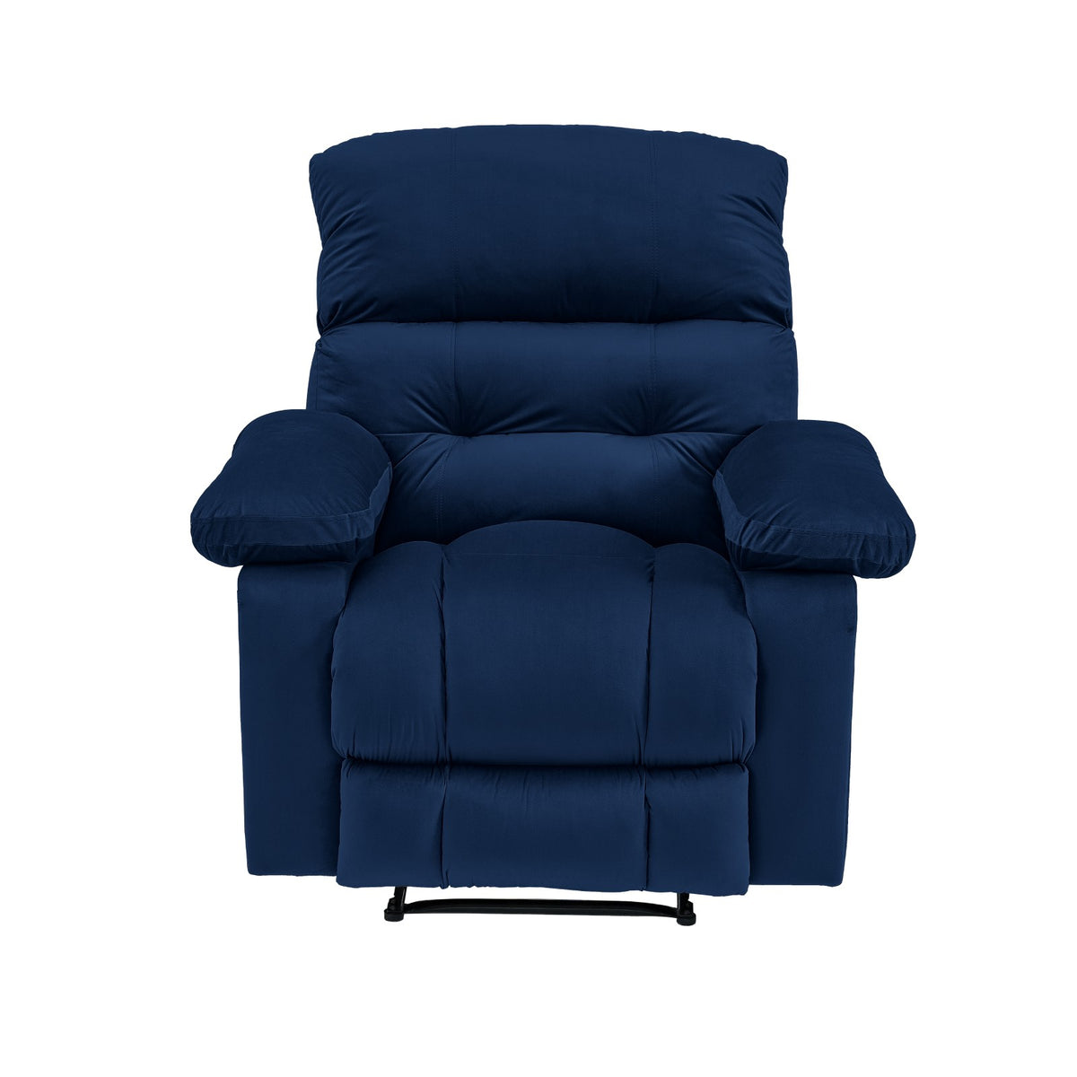 Velvet Recliner Chair - NZ60 Dark Blue Classic