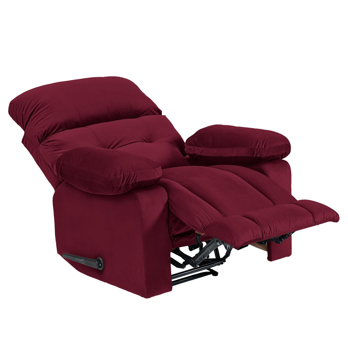Velvet Recliner Chair - NZ60 Burgundy Classic