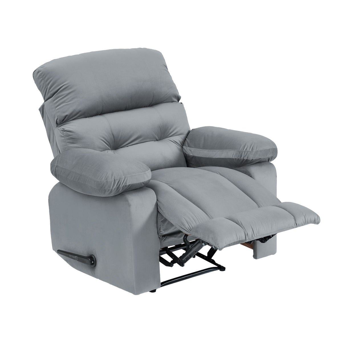 Velvet Recliner Chair - NZ60 Grey Classic