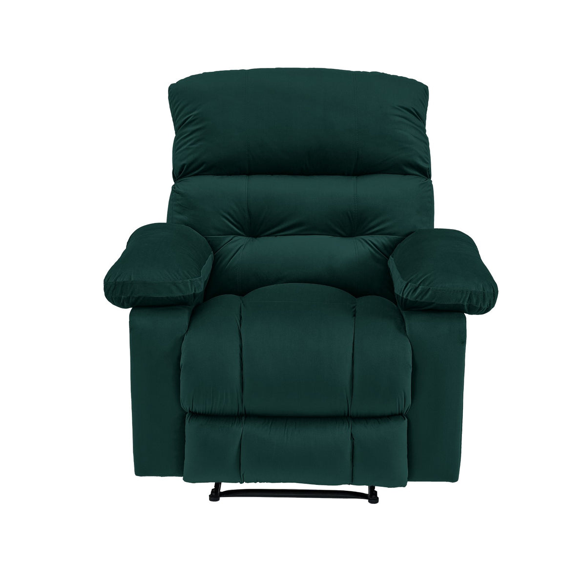 Velvet Recliner Chair - NZ60 Dark Green Rocking