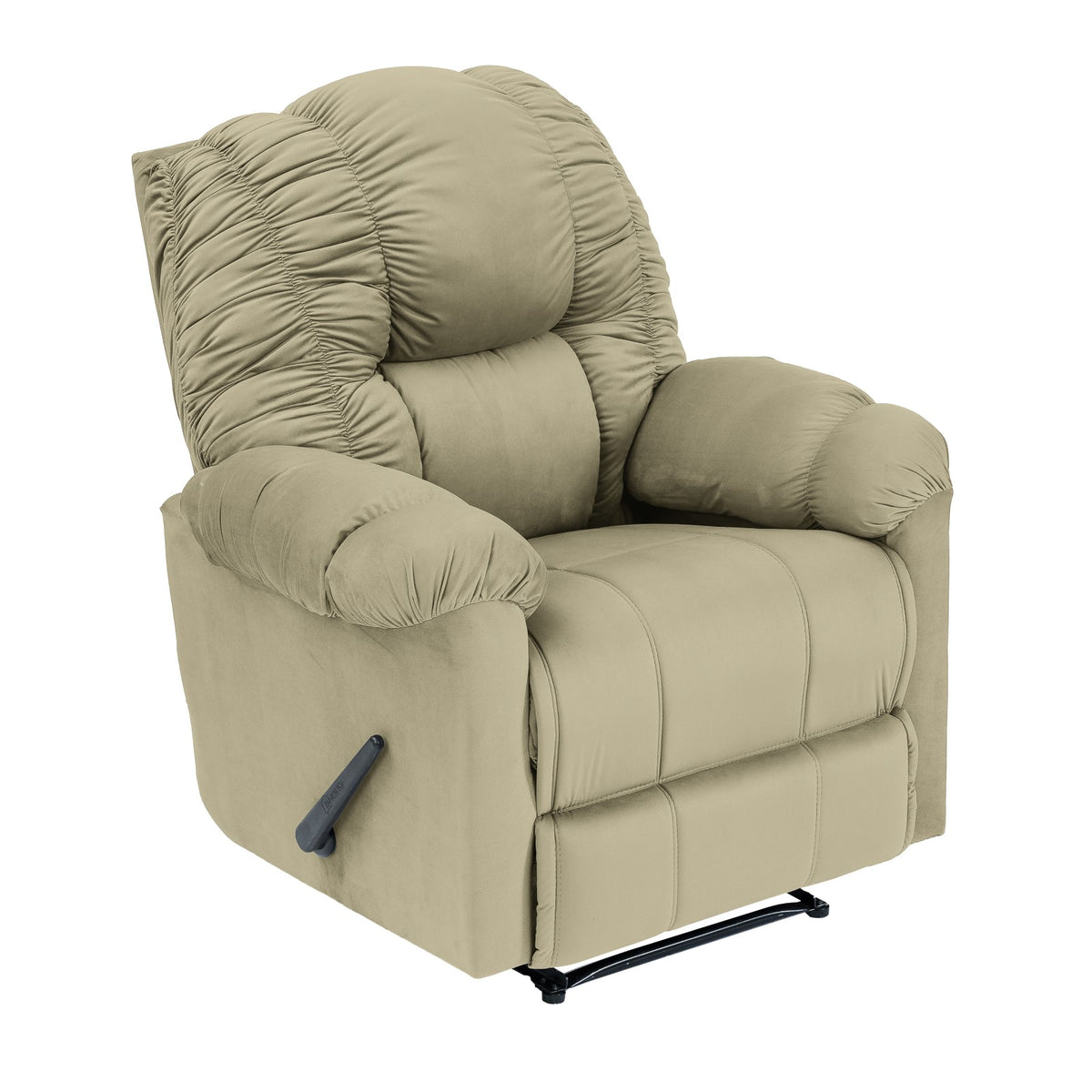 Velvet Recliner Chair - NZ100 Dark Ivory Classic