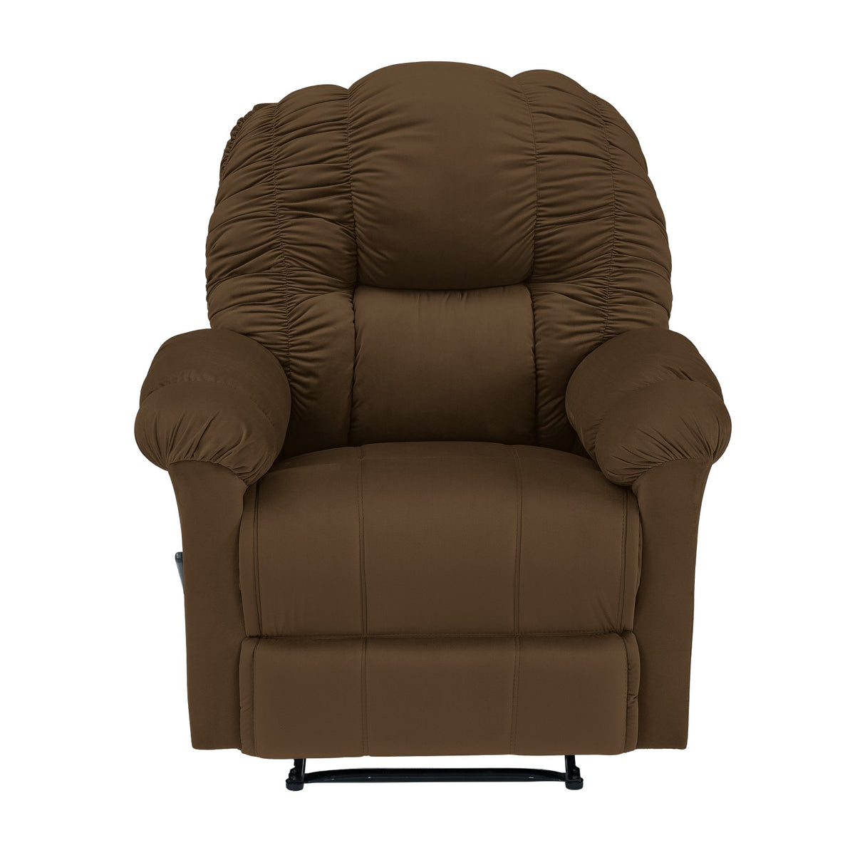 Velvet Recliner Chair - NZ100 Brown Classic
