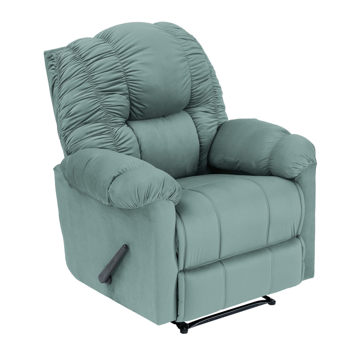 Velvet Recliner Chair - NZ100 Light Turquoise Rocking