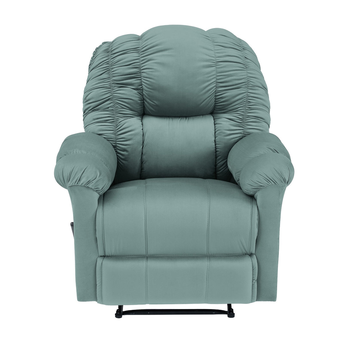 Velvet Recliner Chair - NZ100 Light Turquoise Rocking & Rotating